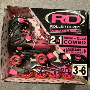 Roller Derby America’s Skate Company 2 IN 1 Skates